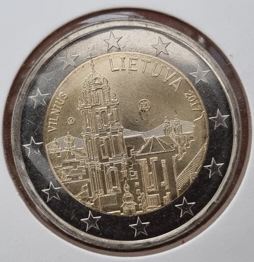 Litouwen 2 Euro 2017 Vilnius UNC Coins4all