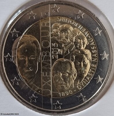 Luxemburg 2 Euro 2015 