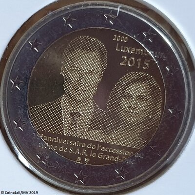 Luxemburg 2 Euro 2015 