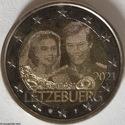 Luxemburg 2 Euro 2021 