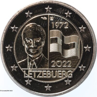 Luxemburg 2 Euro 2022 