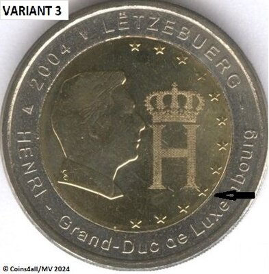 Luxemburg 2 Euro 2004 