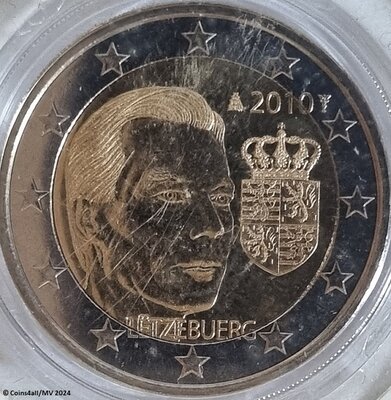 Luxemburg 2 Euro 2010 