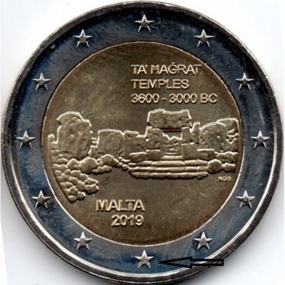 Malta 2 Euro 2019 