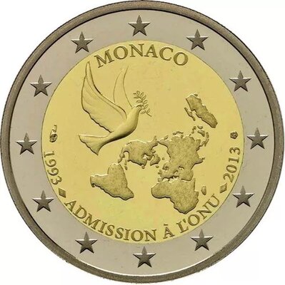 Monaco 2 euro 2013 