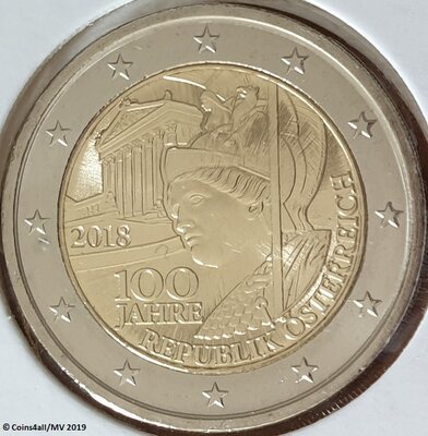 Oostenrijk 2 Euro 2018 