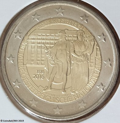 Oostenrijk 2 Euro 2016 