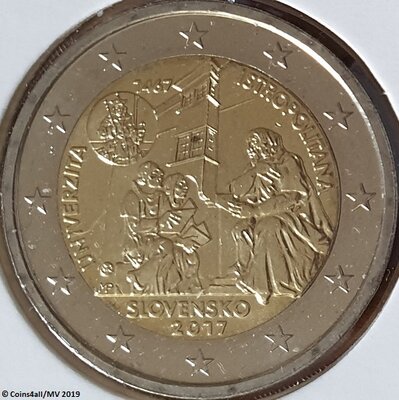 Slowakije 2 euro 2017 