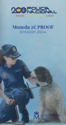 Spanje 2 euro 2024 “Korps Nationale Politie
