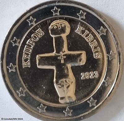 Cyprus 2 Euro Jaartal te selecteren