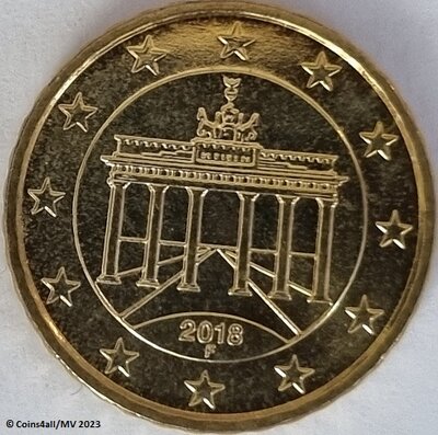 Duitsland 50 Eurocent F = Stuttgart