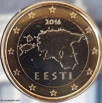 Estland 1 Euro Jaartal te selecteren