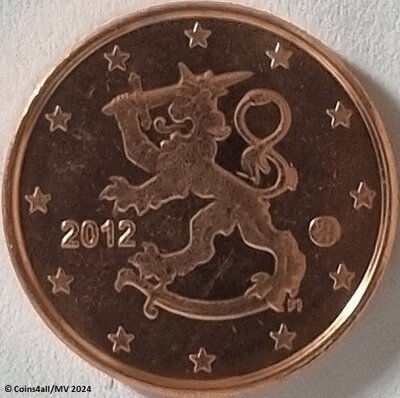 Finland 1 Cent Jaartal te selecteren