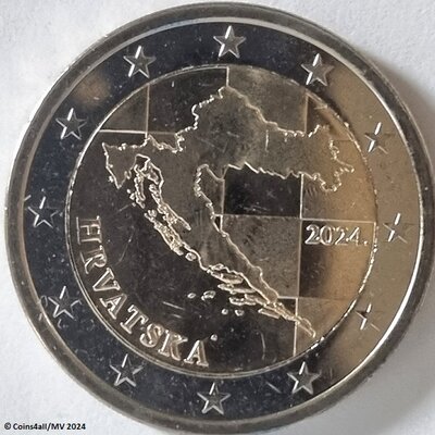 Kroatië 2 Euro Jaartal te selecteren