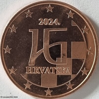 Kroatië 5 Cent Jaartal te selecteren