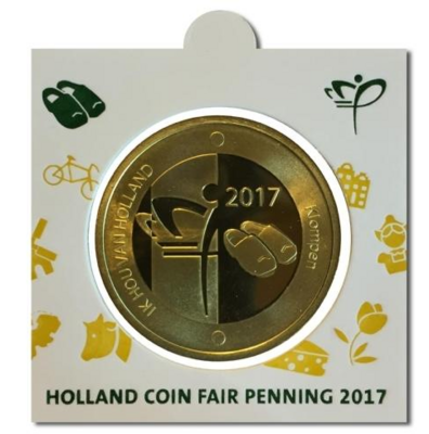 Nederland penning in munthouder 2017 