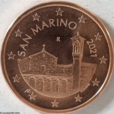 San Marino 5 cent Jaartal selecteren