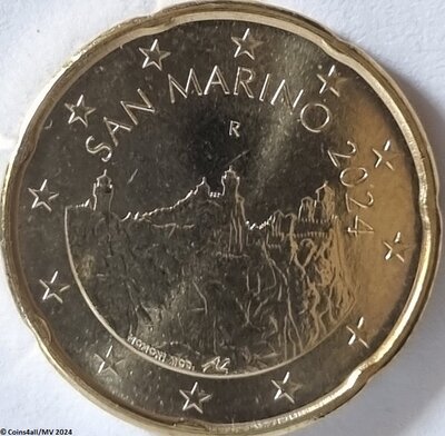 San Marino 20 cent Jaartal selecteren