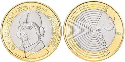 Slovenië 3 Euro 2009 