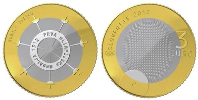 Slovenië 3 Euro 2012 