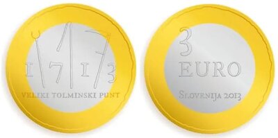 Slovenië 3 Euro 2013 