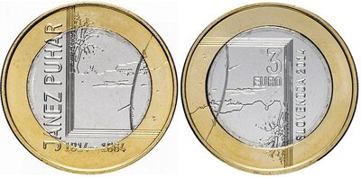 Slovenië 3 Euro 2014 