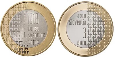 Slovenië 3 Euro 2018 