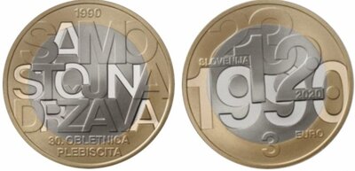 Slovenië 3 Euro 2020 