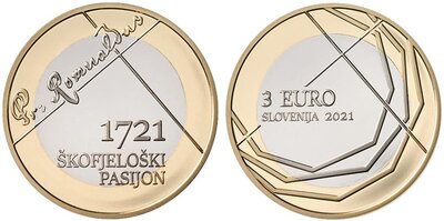 Slovenië 3 Euro 2021 