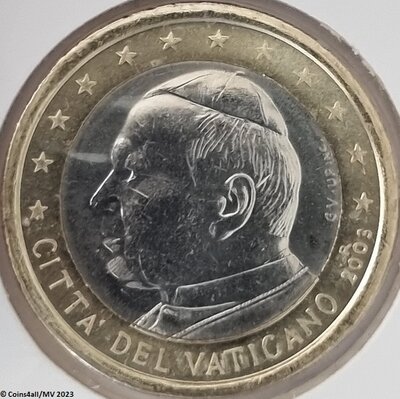 Vaticaanstad 1 euro Paus Johannes Paulus II Jaartal selecteren