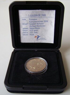 5 Gulden 2000, Proof, EK voetbal