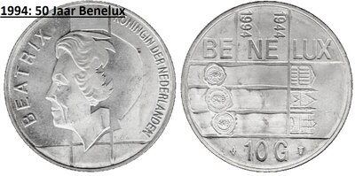 10 Gulden 1994, Keuze kwaliteit