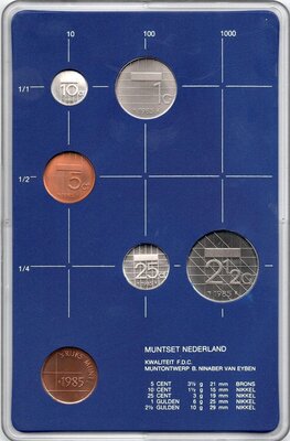 Nederland jaarset 1985, FDC