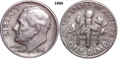 10 Cents 1966, geen mmt, Keuze kwaliteit