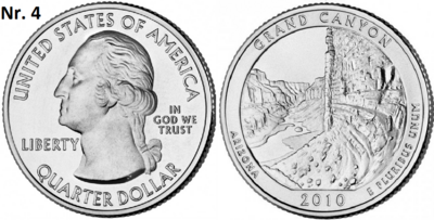 25 Cent 2010, Grand Canyon National Park Arizona