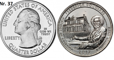 25 Cent 2017, Frederick Douglass National Historic site, Washington D.C.