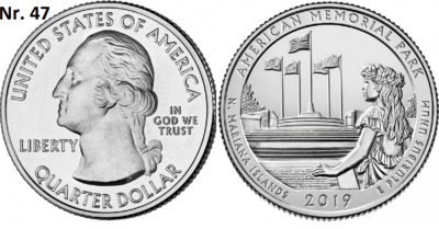 25 Cent 2019, American Memorial Park, Northern Mariana Islands